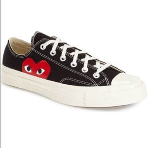 Comme De Garçons X Converse PLAY Shoes Size 7 Excellent condition
